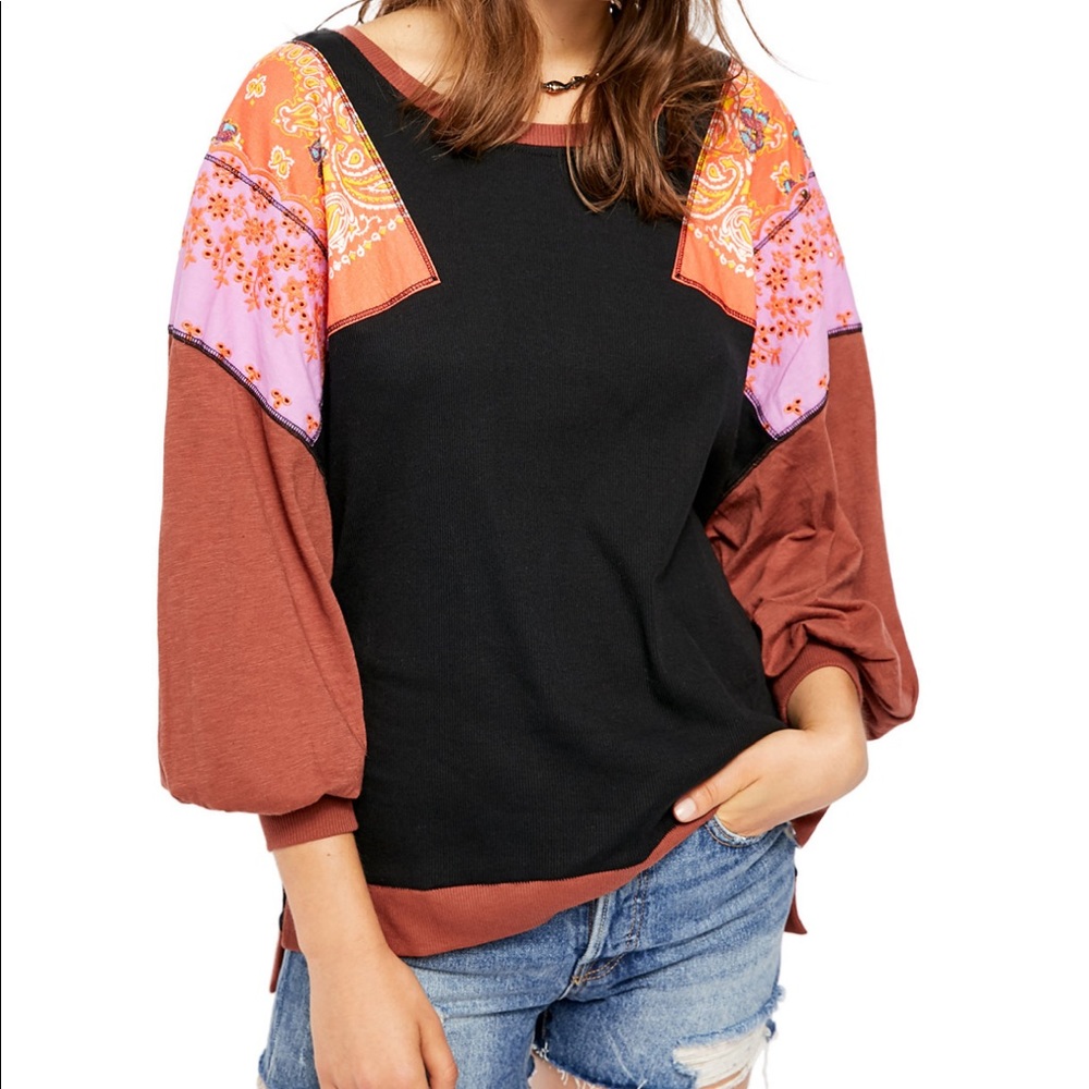 Free People “Feelin It” long sleeve